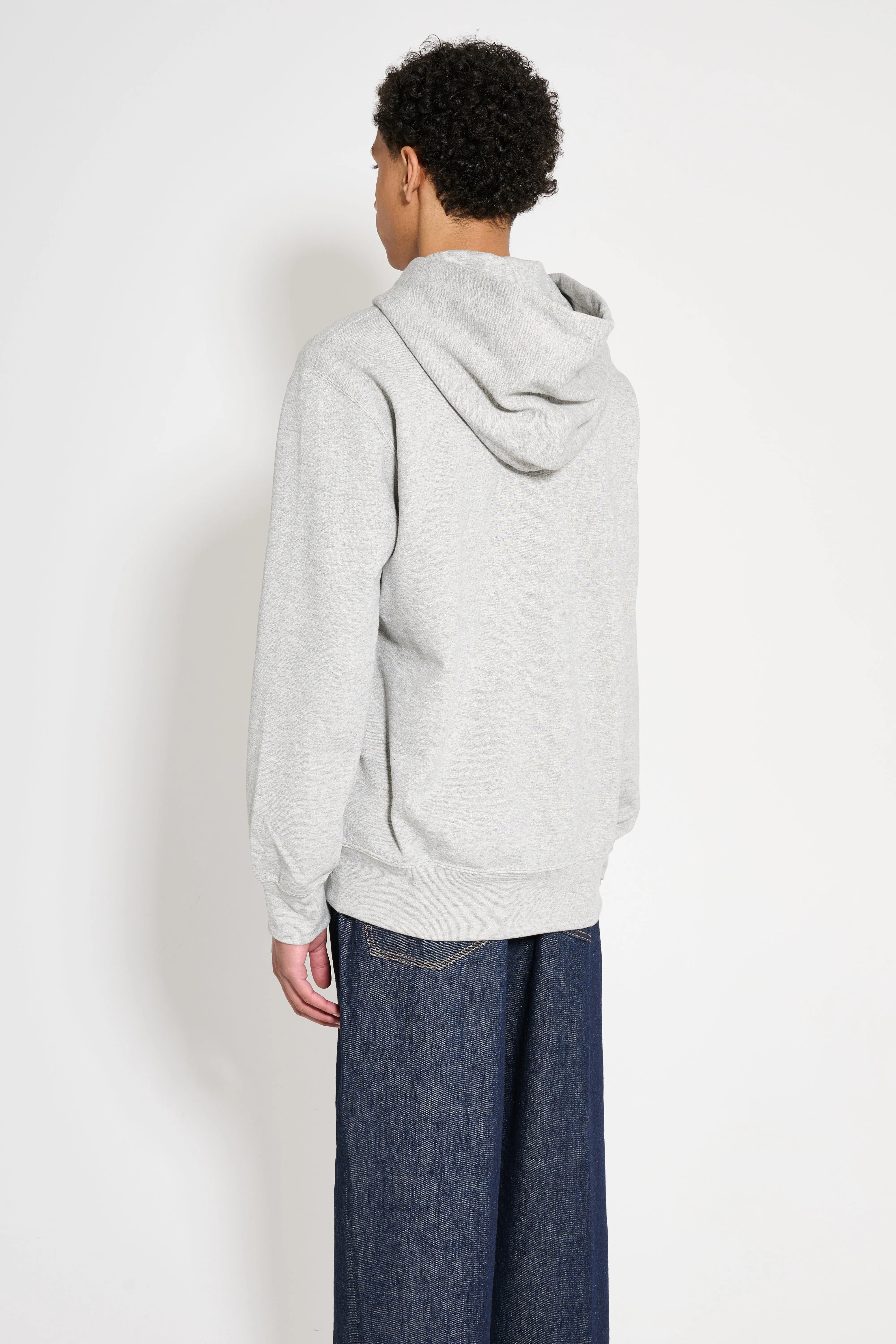 Comme des Garçons Play Small Heart Hooded Sweatshirt Grey