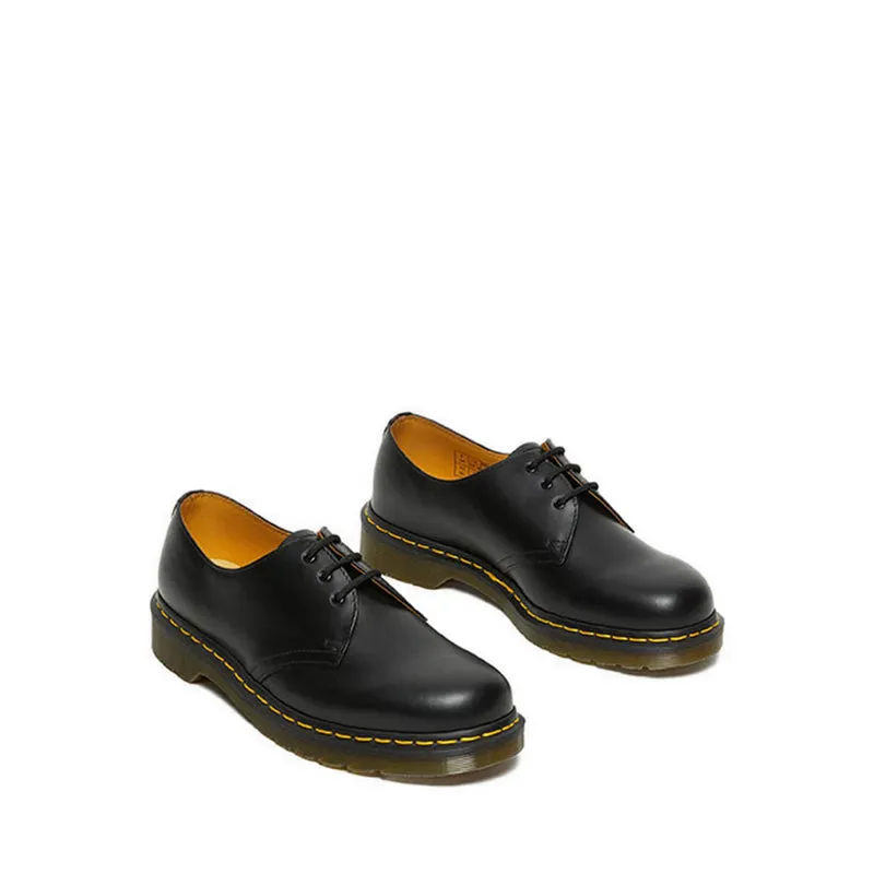 Core 1461 Unisex Shoes- Black Smooth