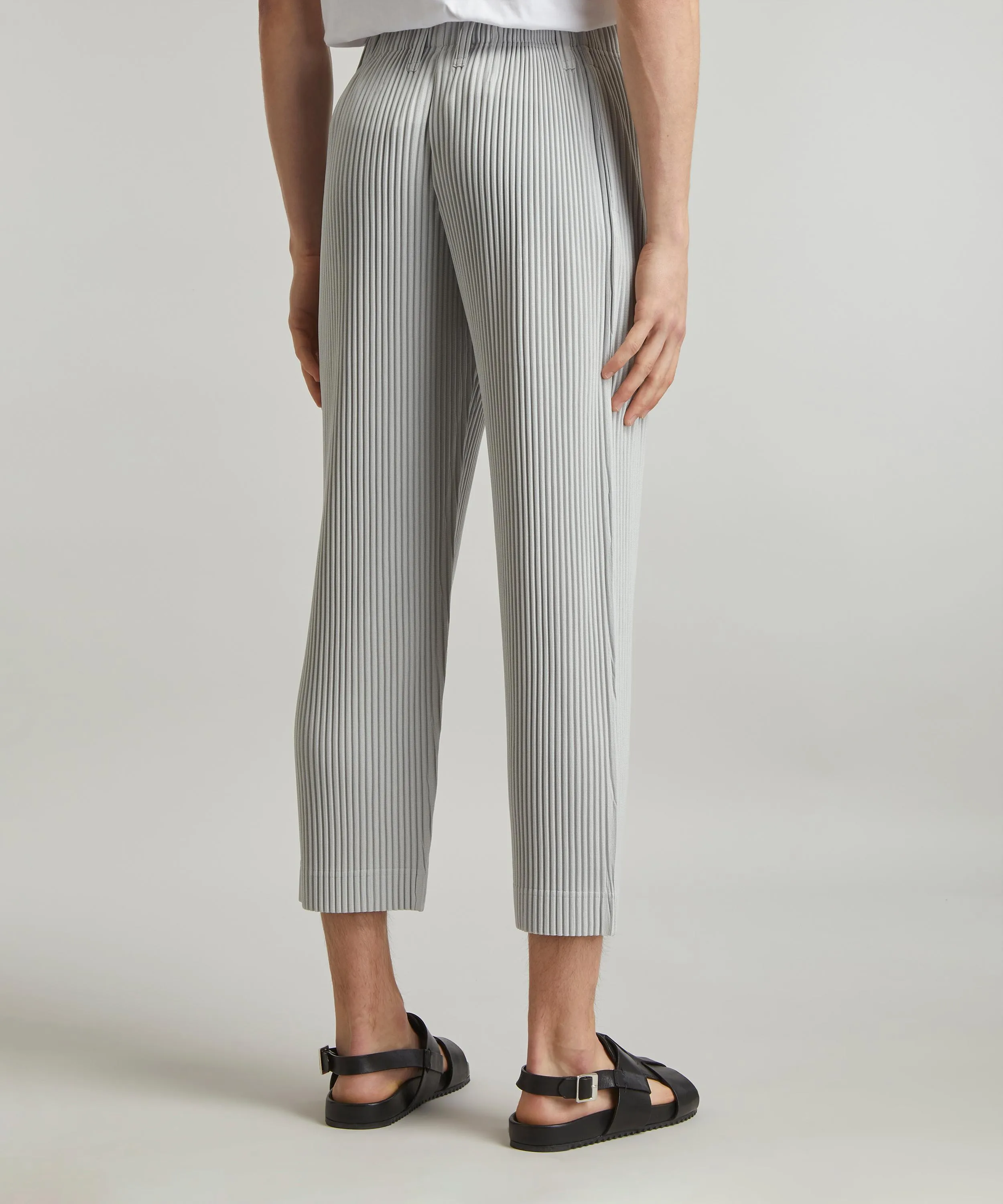 Core Pleated Straight Leg Trousers