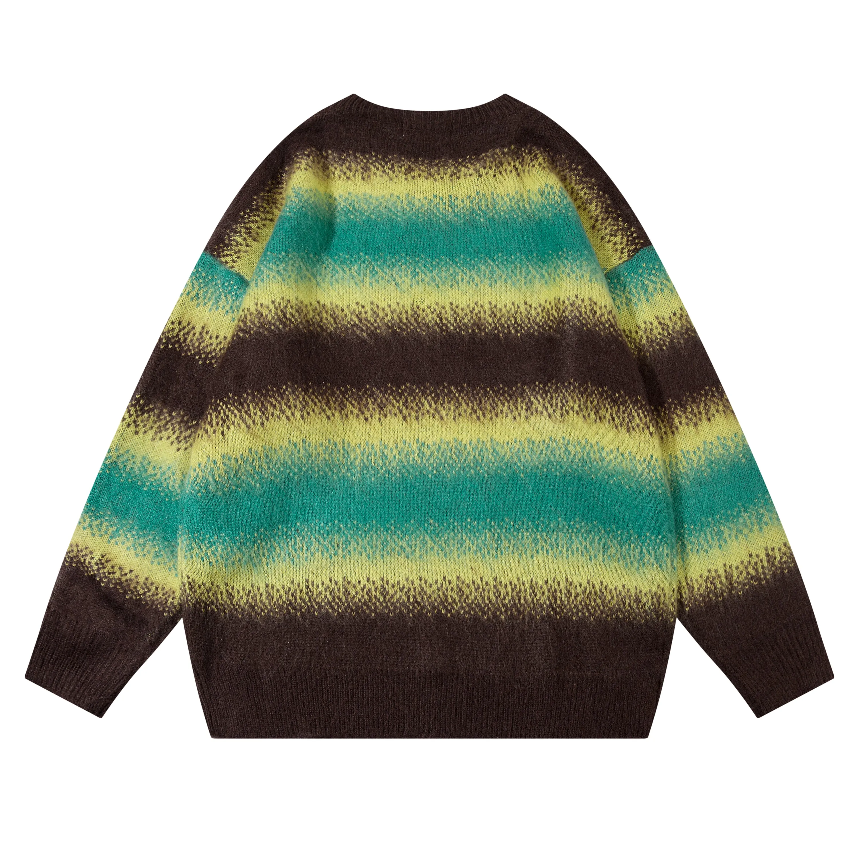 Cosmic Blaze | Gradient Striped Knit Jumper