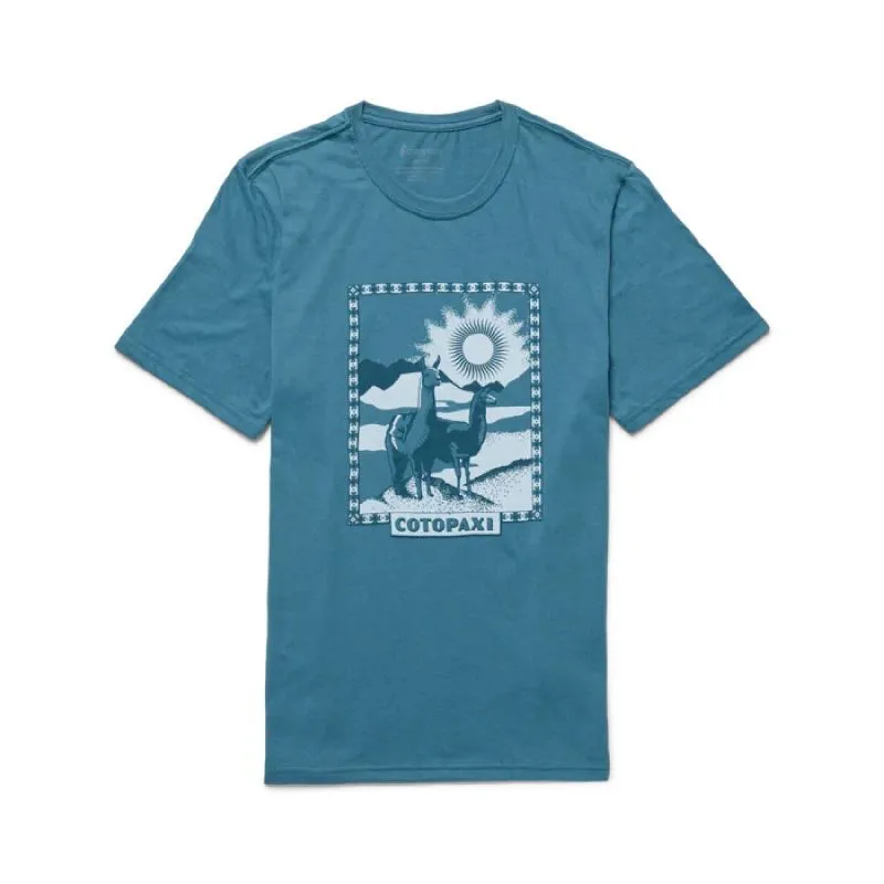 Men's Organic T-shirt with Llama Greetings by Cotopaxi