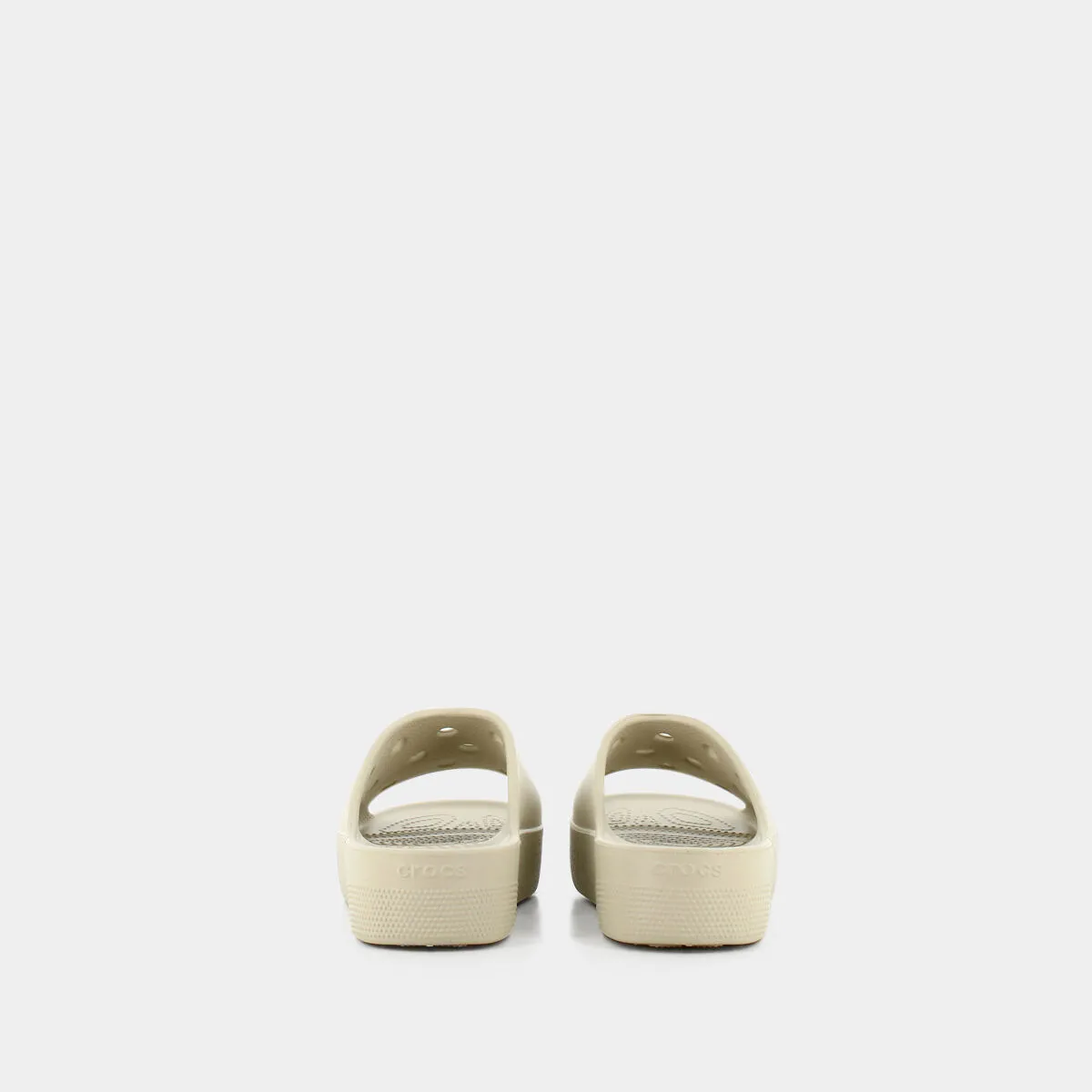 CR.208180 Classic Platform Slide White Bone Sandals