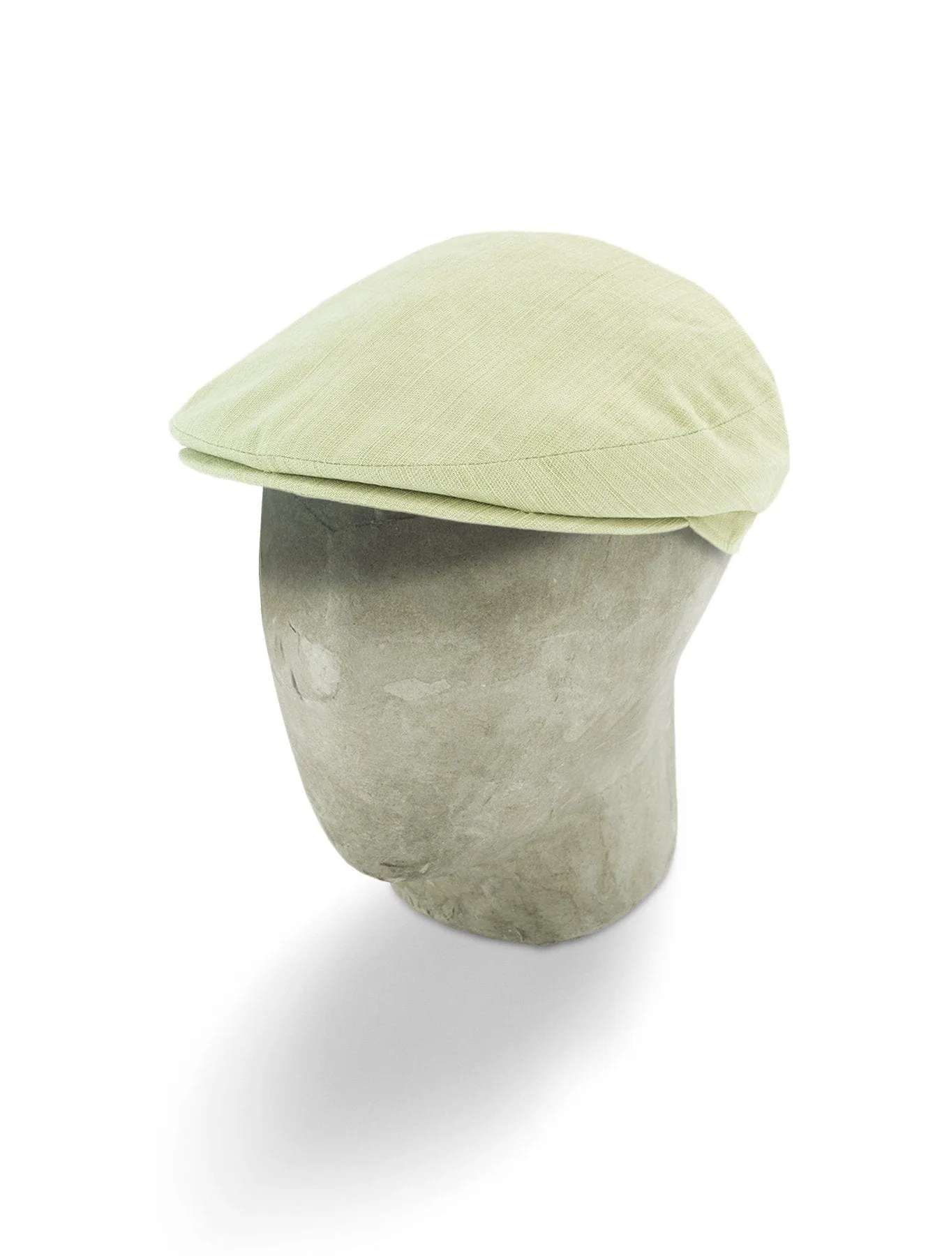 Cream Cotton Flat Cap