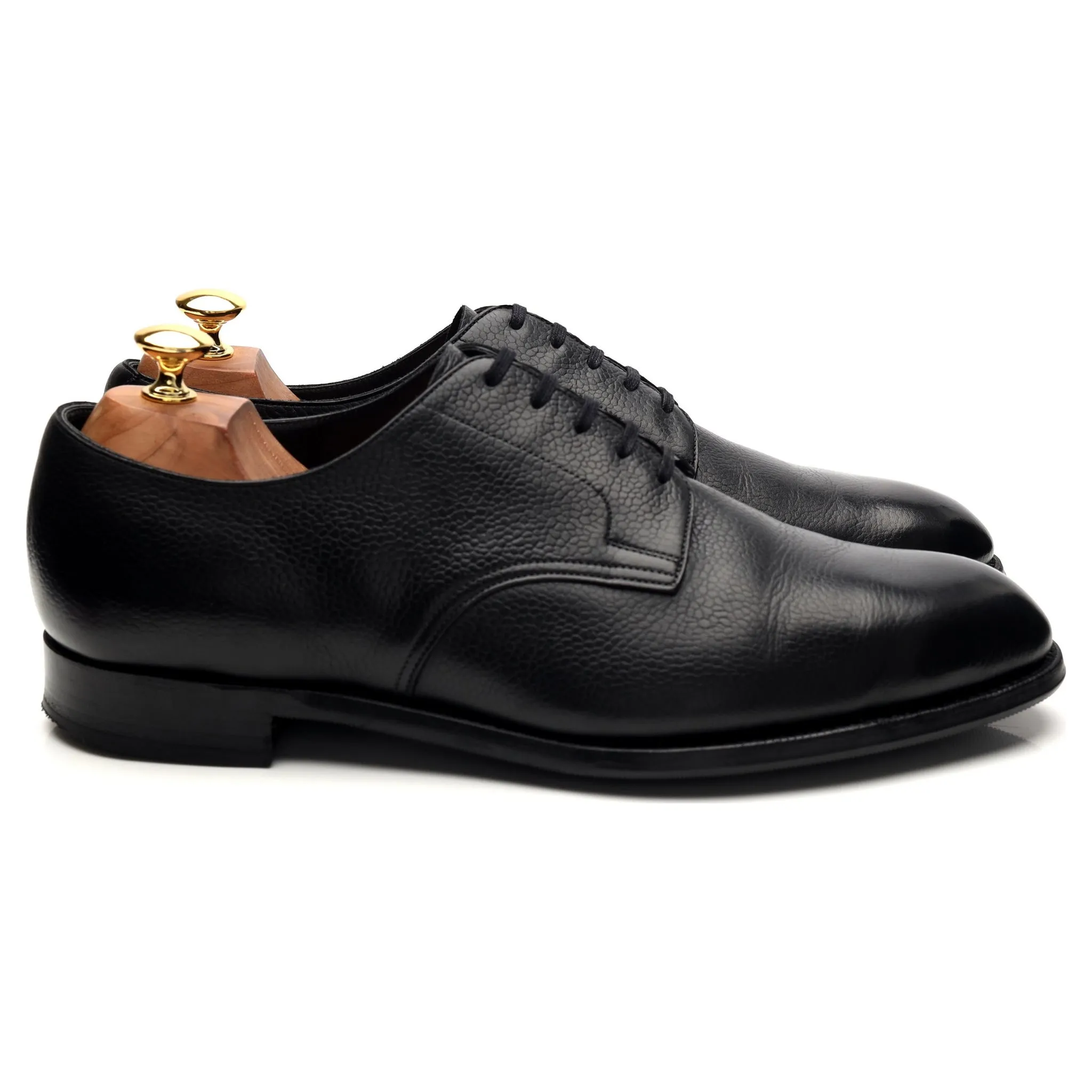 'Cumberland' Black Leather Derby UK 9.5 F