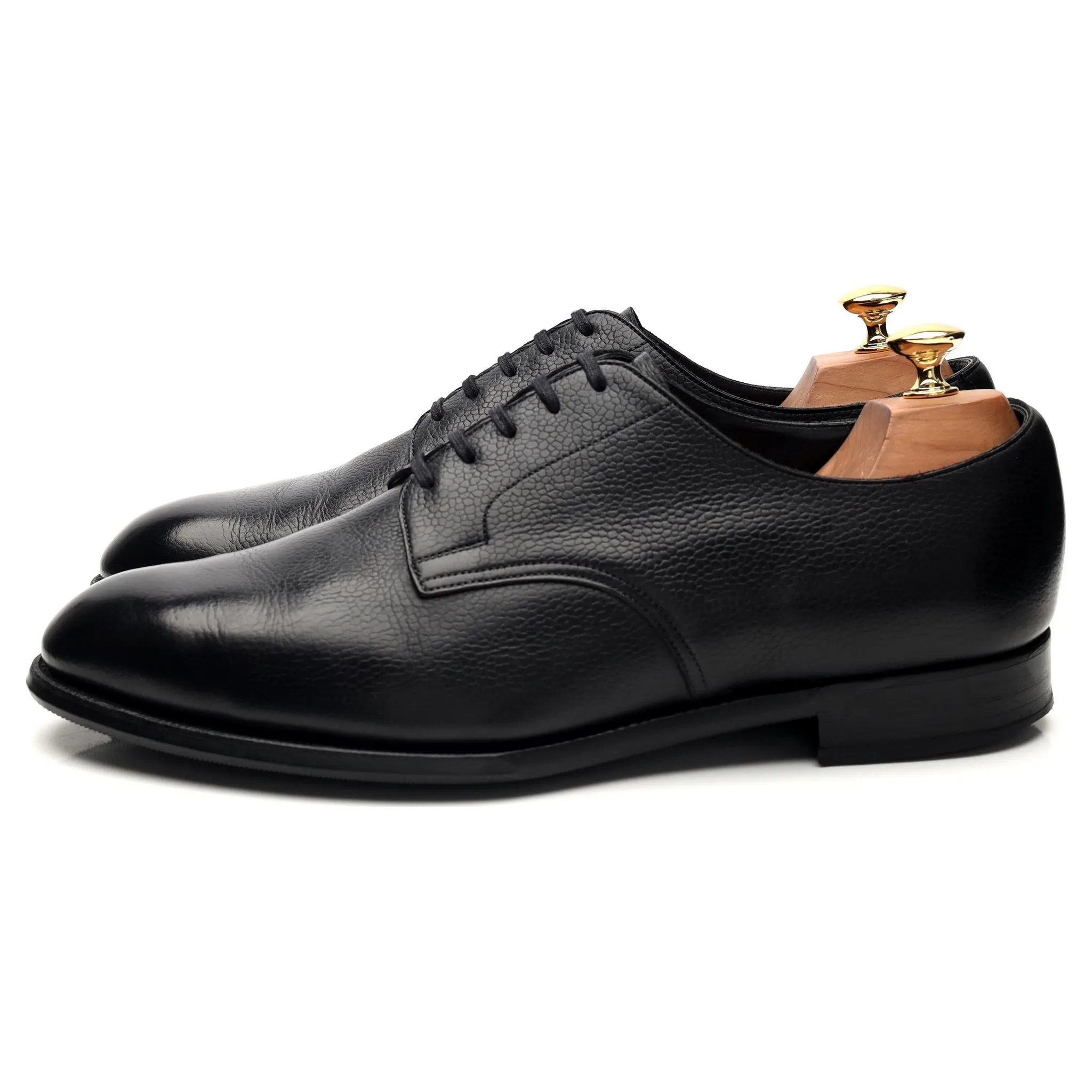 'Cumberland' Black Leather Derby UK 9.5 F