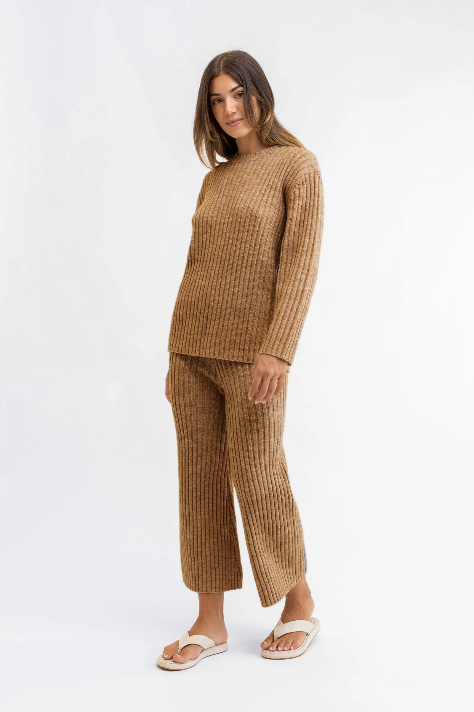 Daisy Knit Pant Mocha