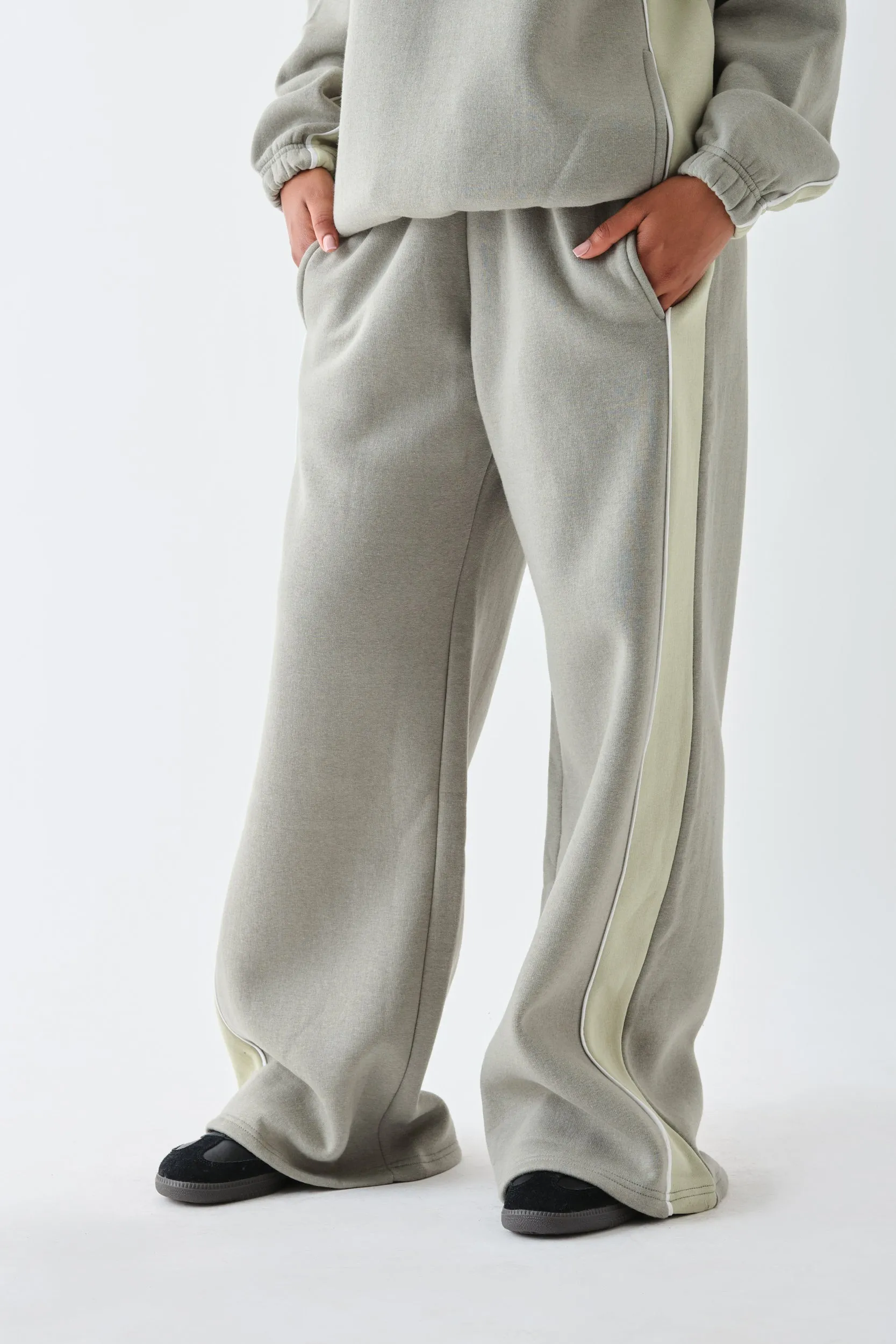 Daisy Street Joggers With Panelling Detail