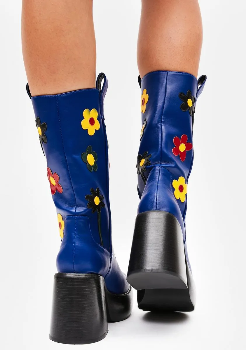 Darling Daughter Floral Boots