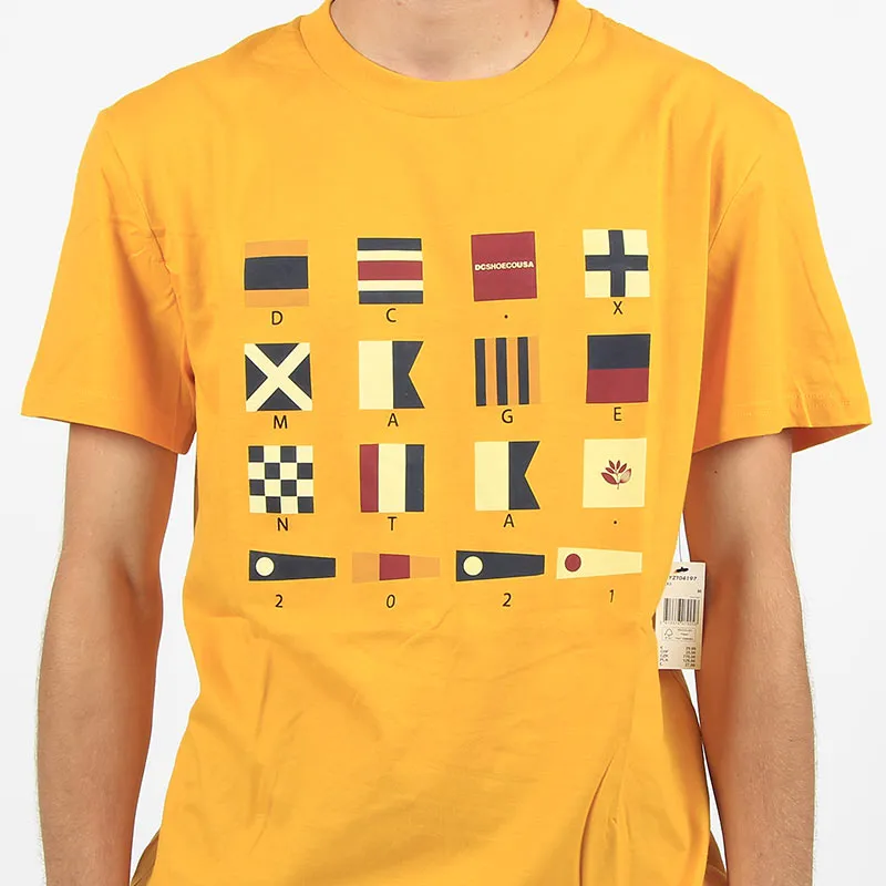 DC Shoes x Magenta Flags Tee Yellow