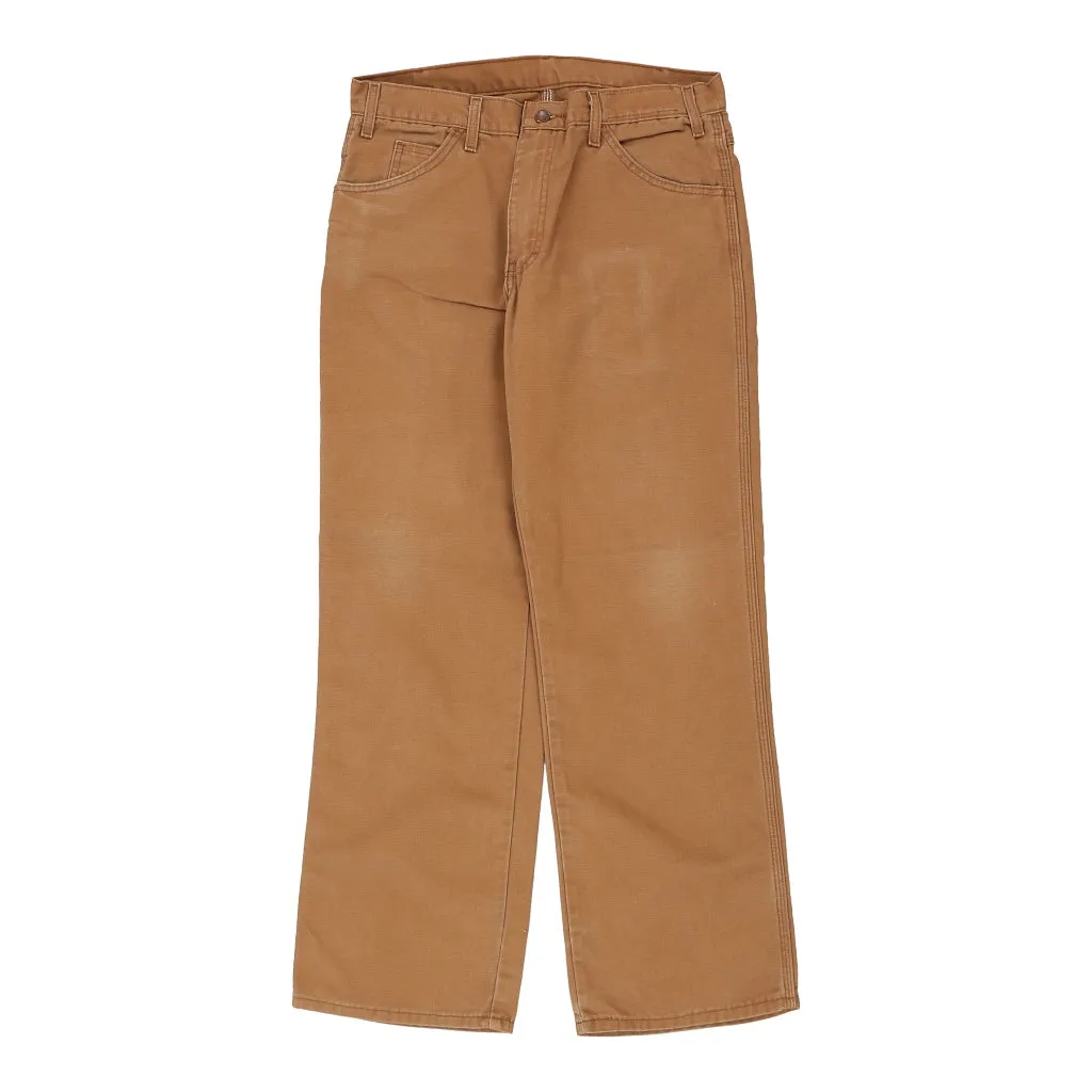 Dickies Carpenter Trousers - 30W 30L Brown Cotton