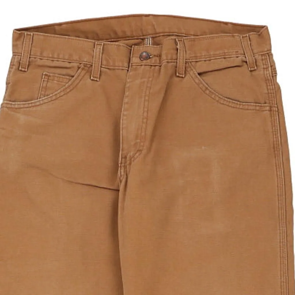 Dickies Carpenter Trousers - 30W 30L Brown Cotton