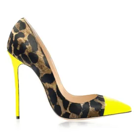 Dimitra Raso Animal Print Yellow