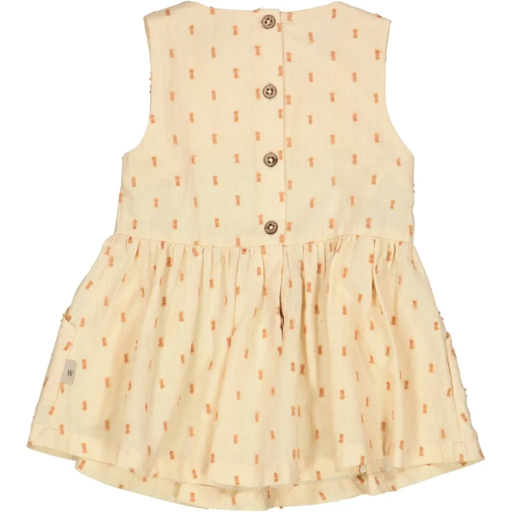 Dress Thelma - sandstone dot