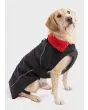 Waterproof Dog Coat in Black/Red