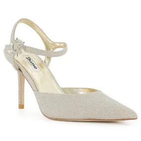 Dune Channel Court Shoes Gold