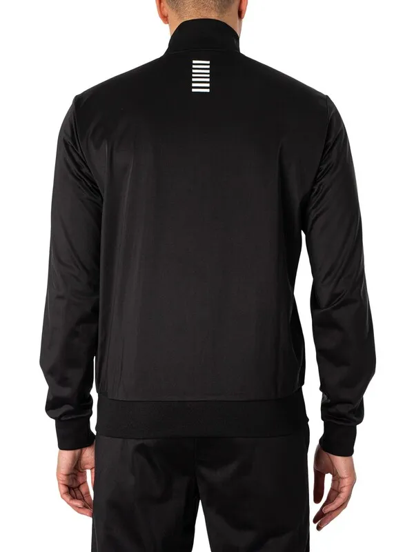 Black EA7 Jersey Tracksuit