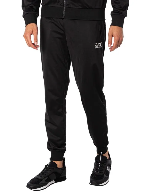 Black EA7 Jersey Tracksuit