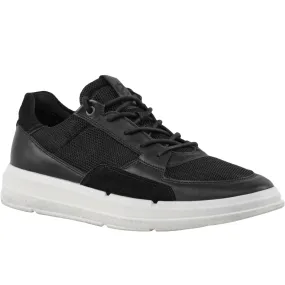 ECCO Mens Soft X Suede Trainers - Black