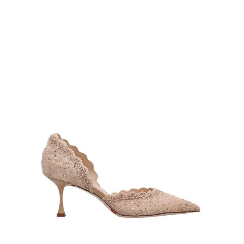 ED374 Women's Heels- Apricot