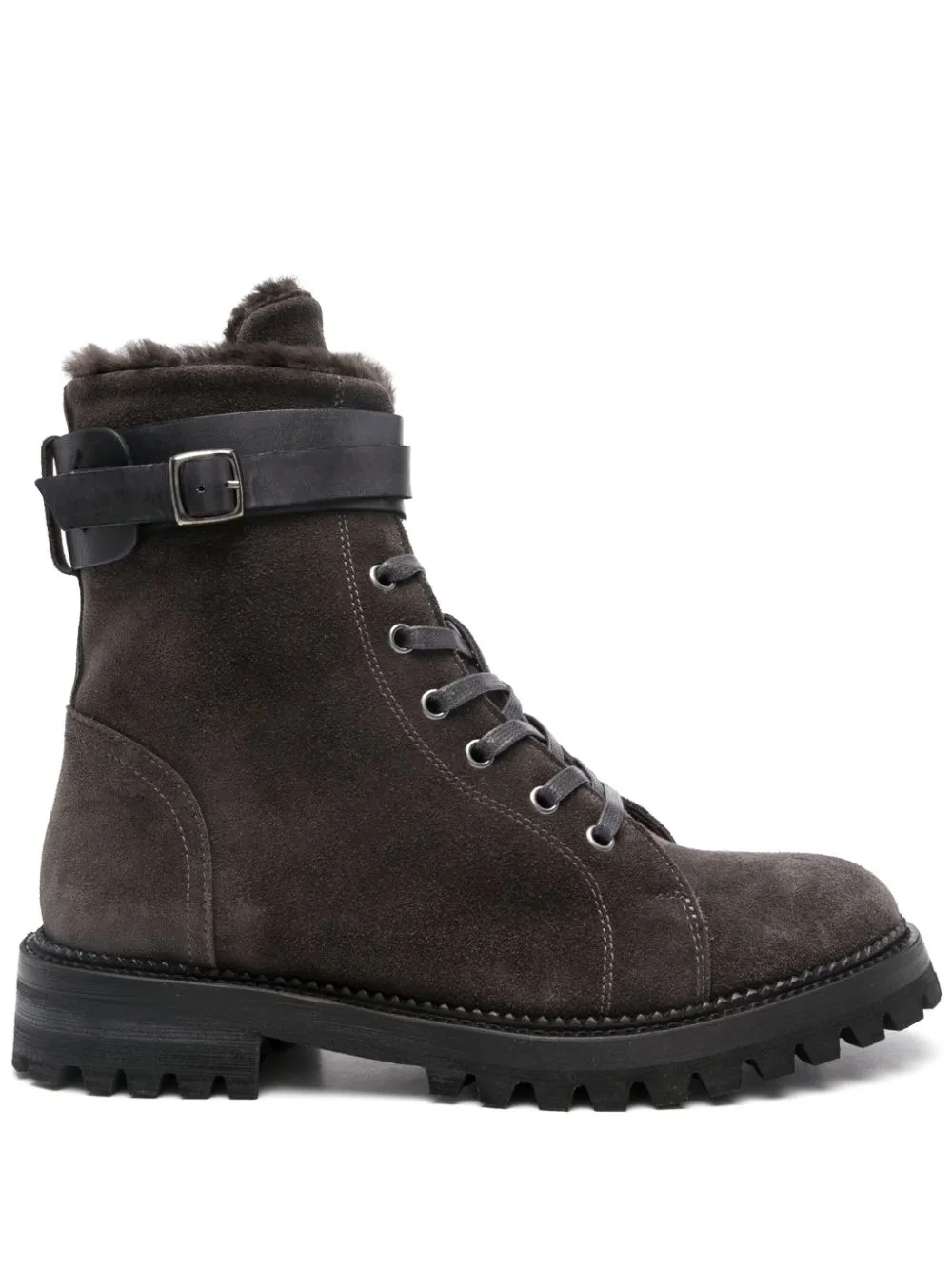 Eleventy Suede Boots - Brown