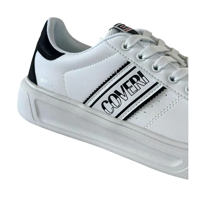 ENRICO COVERI WHITE SNEAKERS UOMO Berlin 418310 LACED