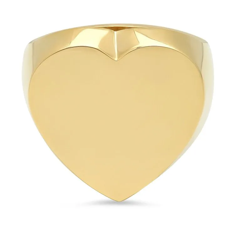     Established     Flat Heart Surface Ring