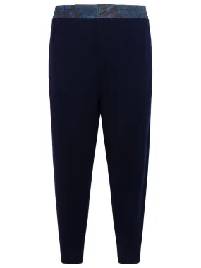 ETRO    Etro Blue Wool Blend Joggers