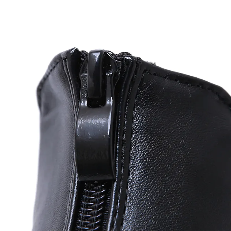 Open Toe Back Zipper Platforms for Women