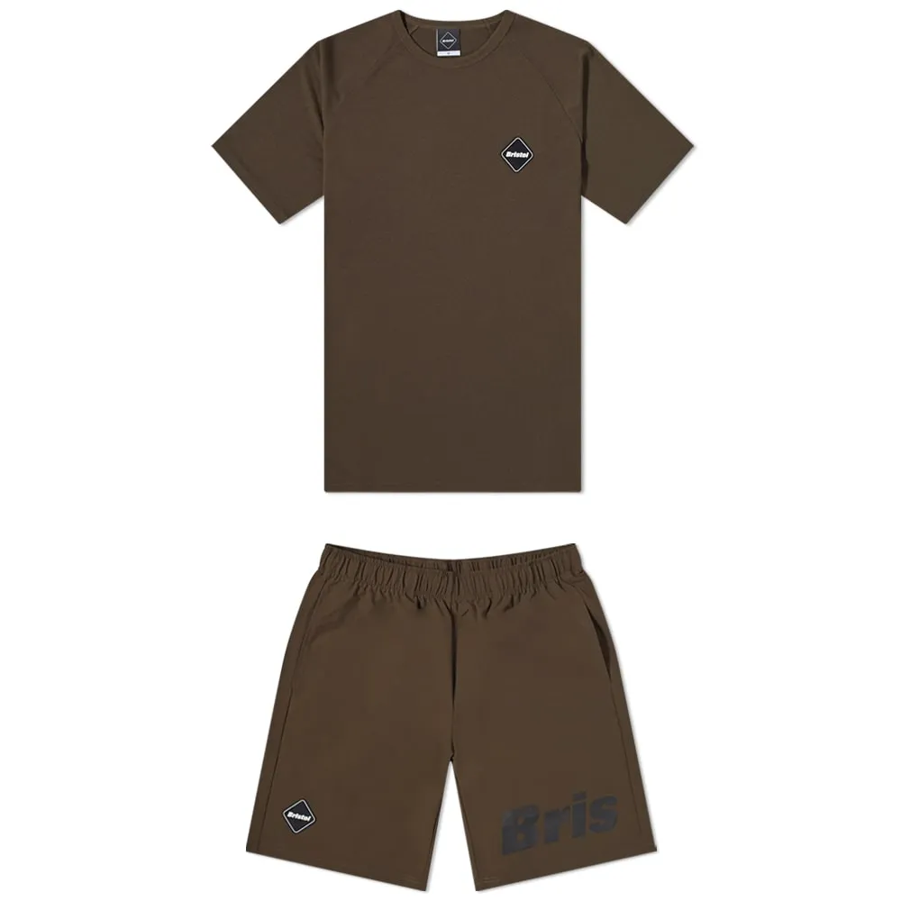 F.C. Real Bristol Training T-Shirt  & ShortsKhaki