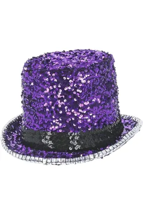 Deluxe Felt Sequin Top Hat