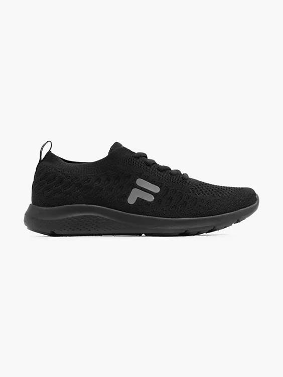 FILA  Black Lace Up Trainers