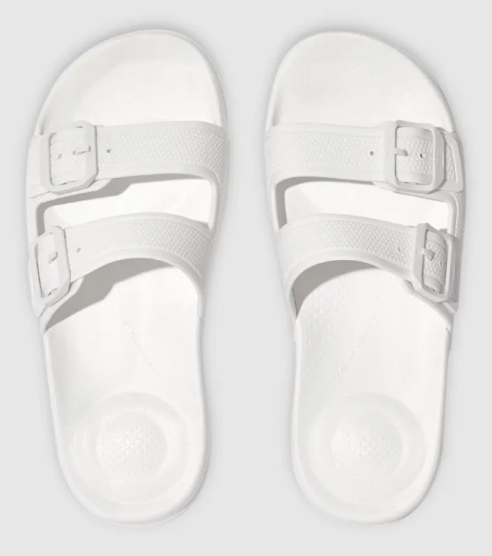 fitflop iqushion two bar buckle womens slide