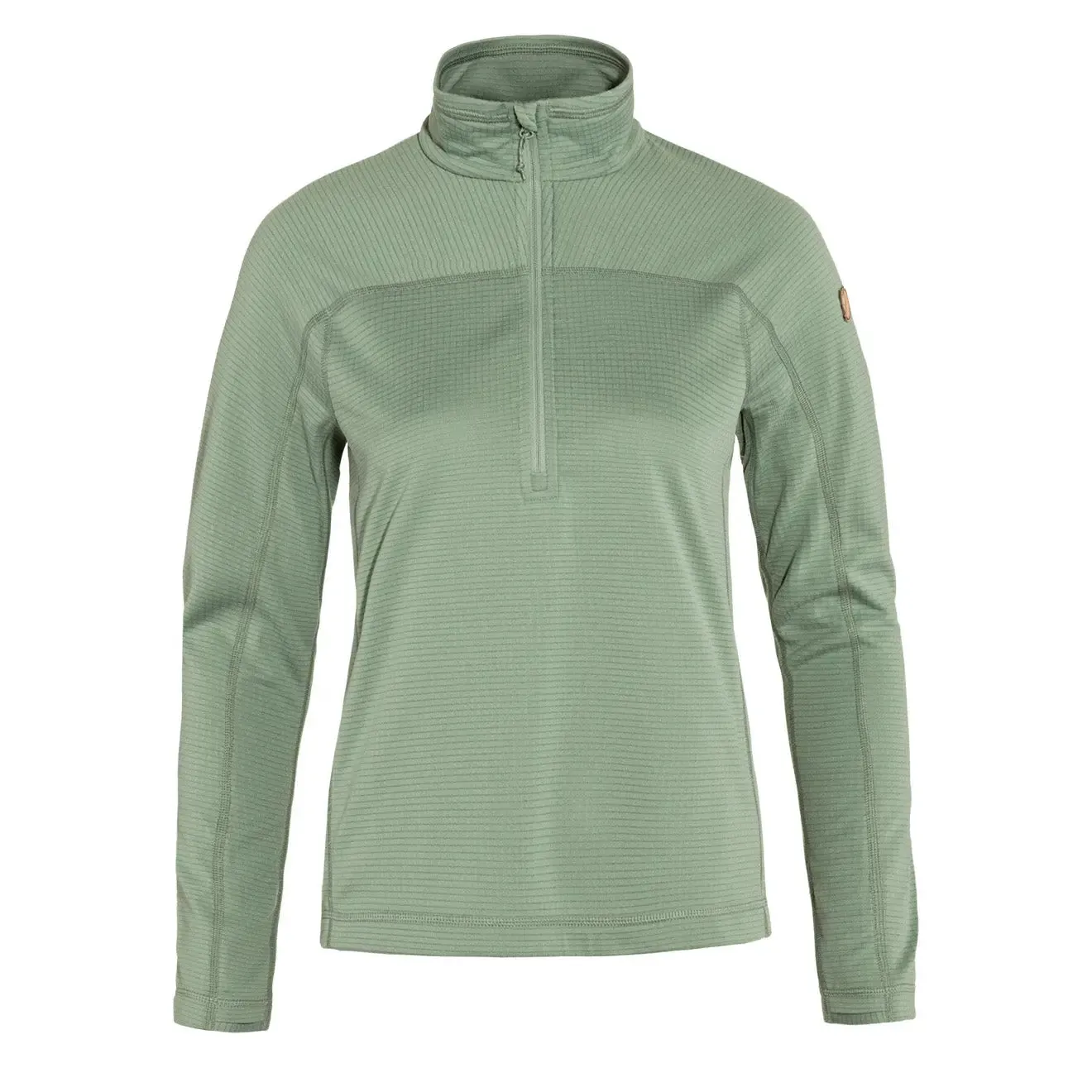 Fjallraven Women's Abisko Lite Fleece Half Zip Misty Green