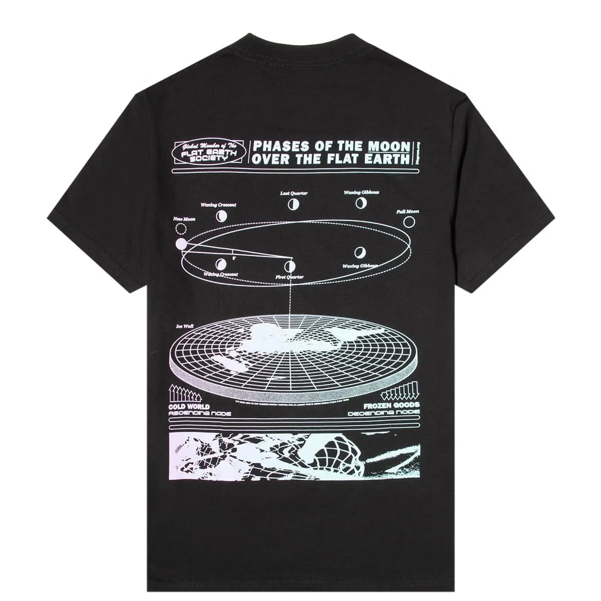 FLAT EARTH TEE Black