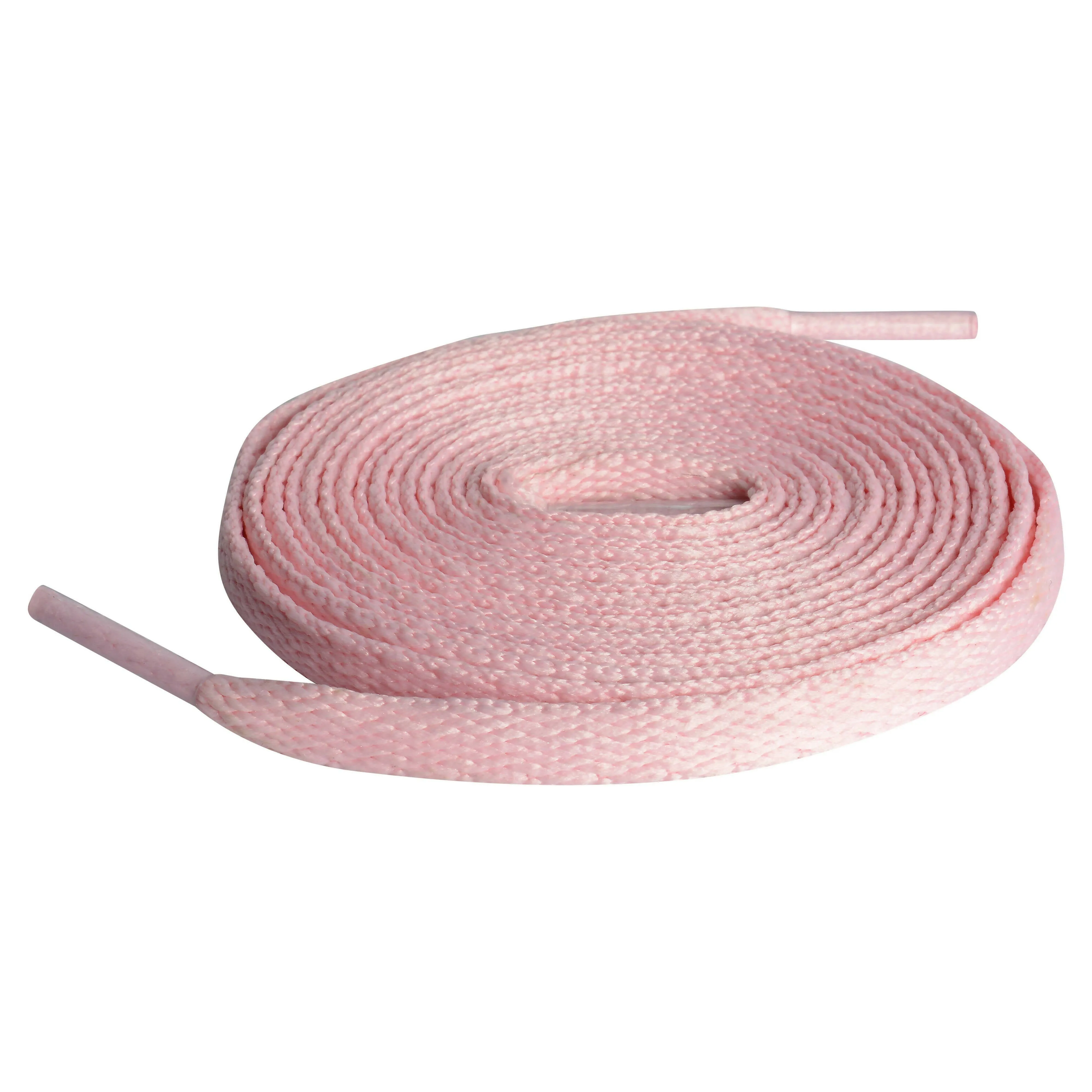 Flat Laces Pack of 2 Soft pink white