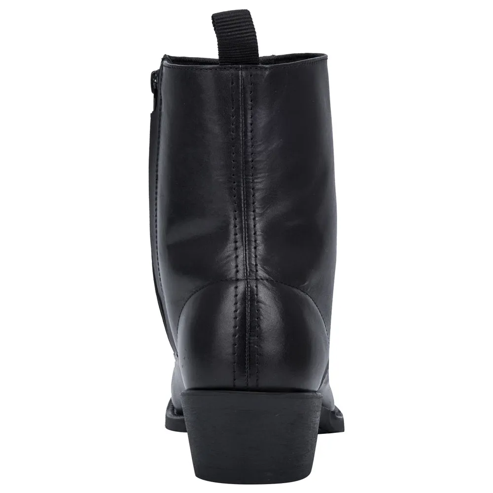 Fletcher Zippered Pointed Toe Boots