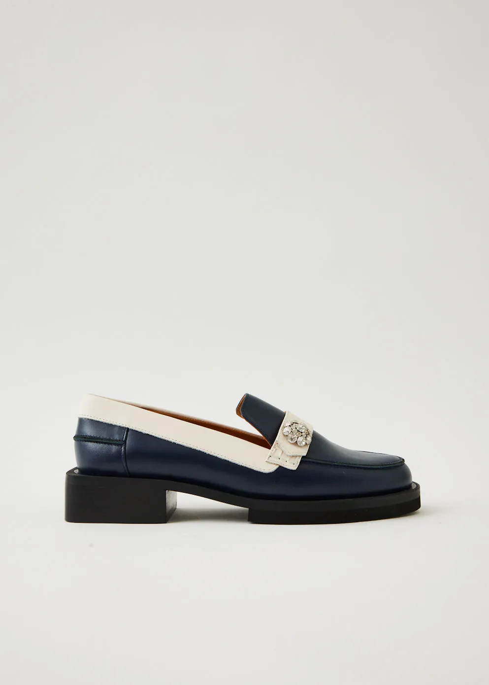 Ganni Closed Toe Jewel Moccasins