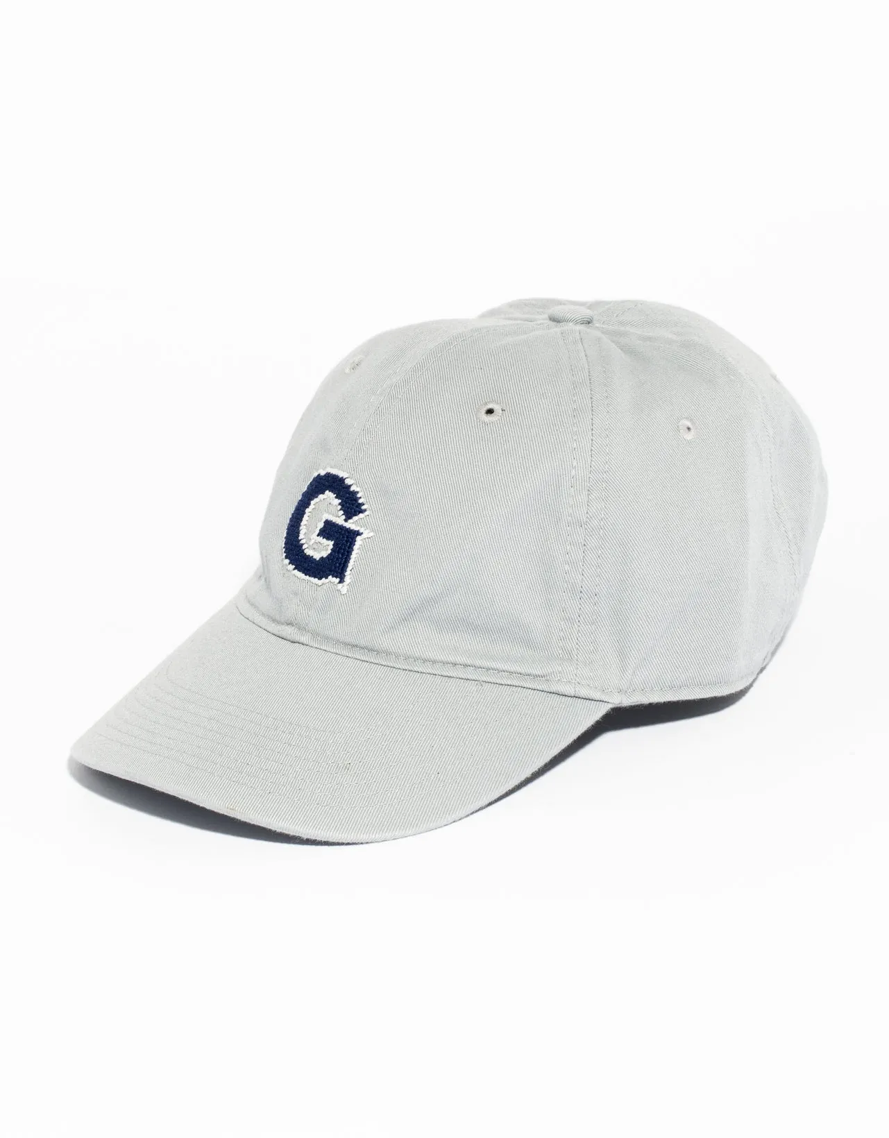 GEORGETOWN UNIVERSITY NEEDLEPOINT HAT - GREY