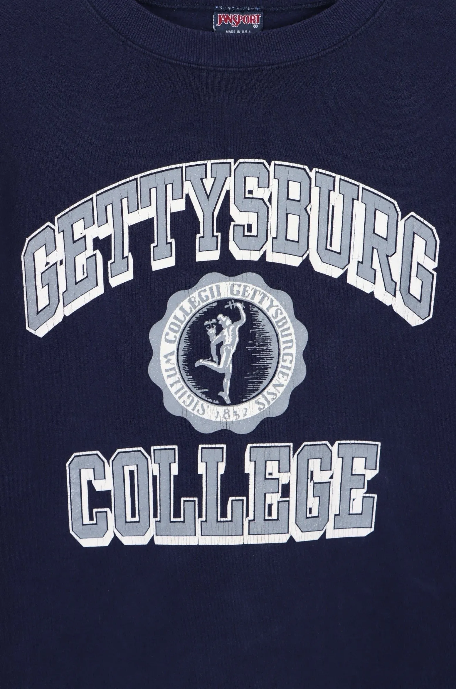 Gettysburg College JANSPORT Varsity Sweatshirt XL USA Made