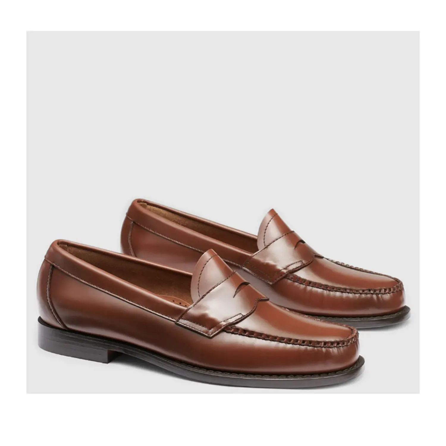 G.H. Bass Men's Logan Flat Strap in Brown