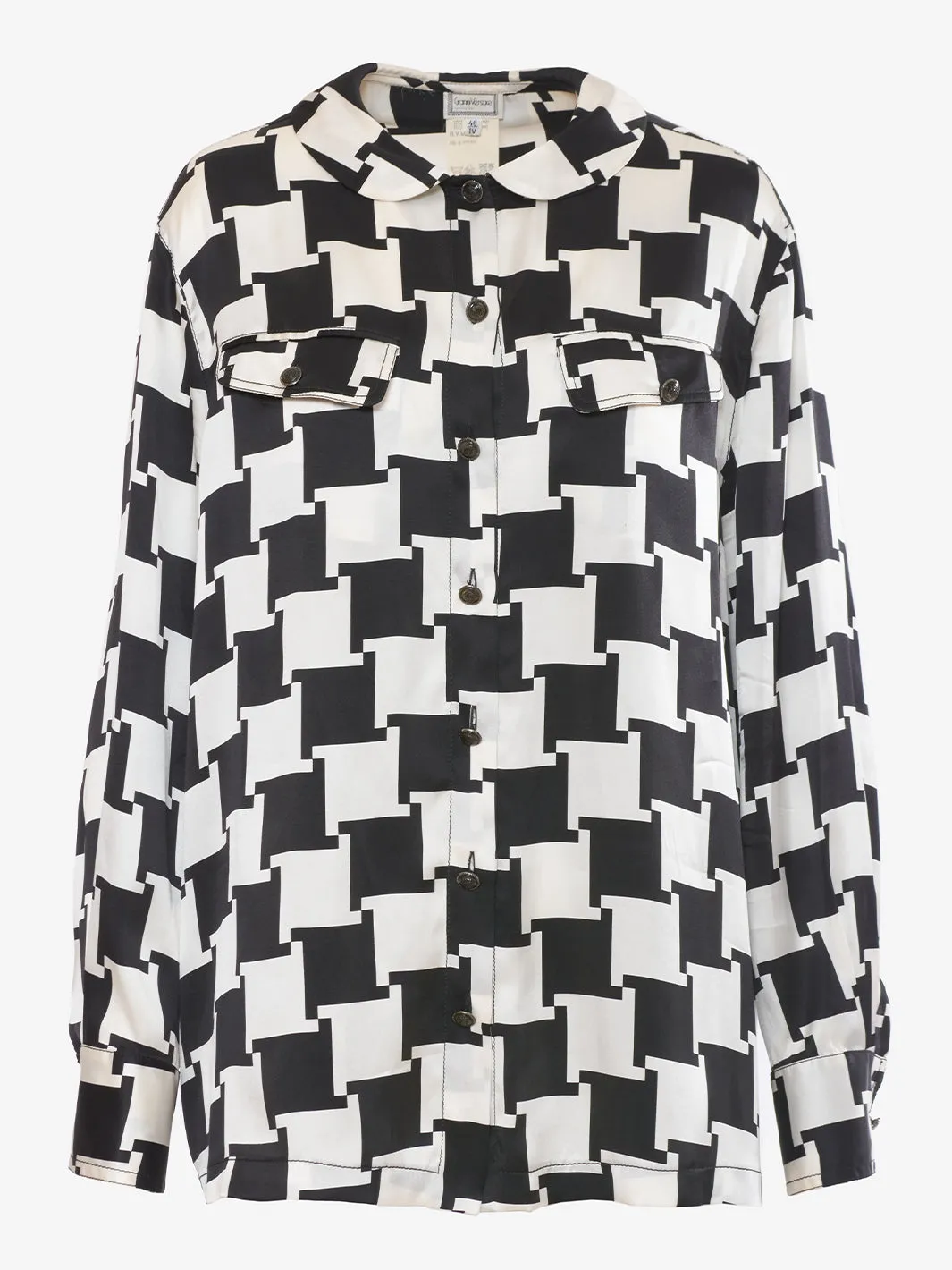 Houndstooth shirt by Gianni Versace