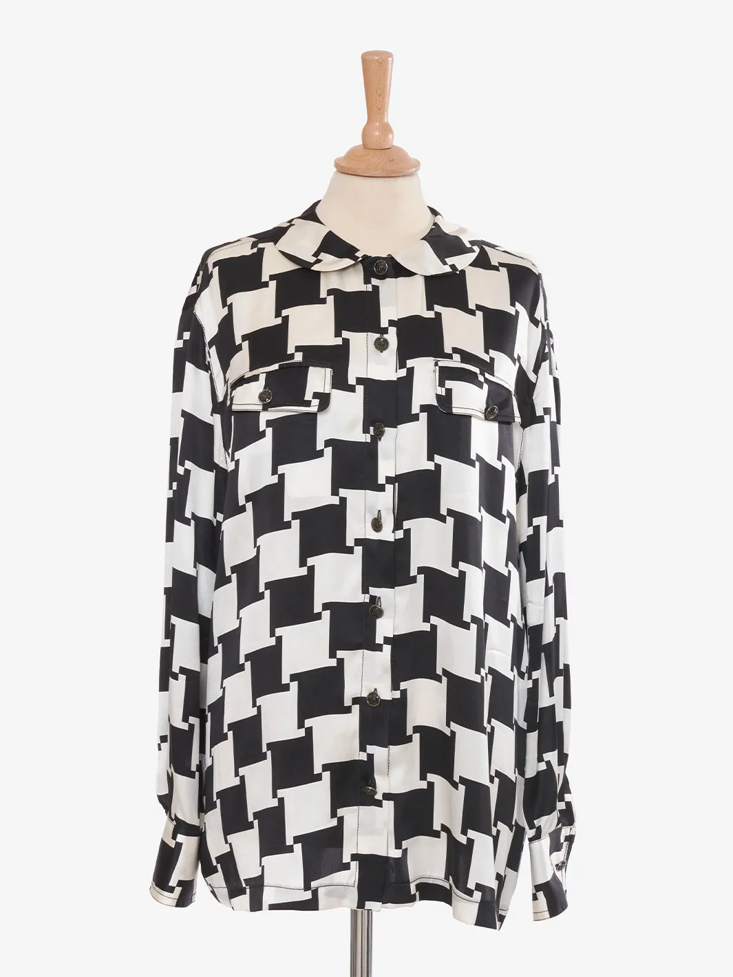 Houndstooth shirt by Gianni Versace