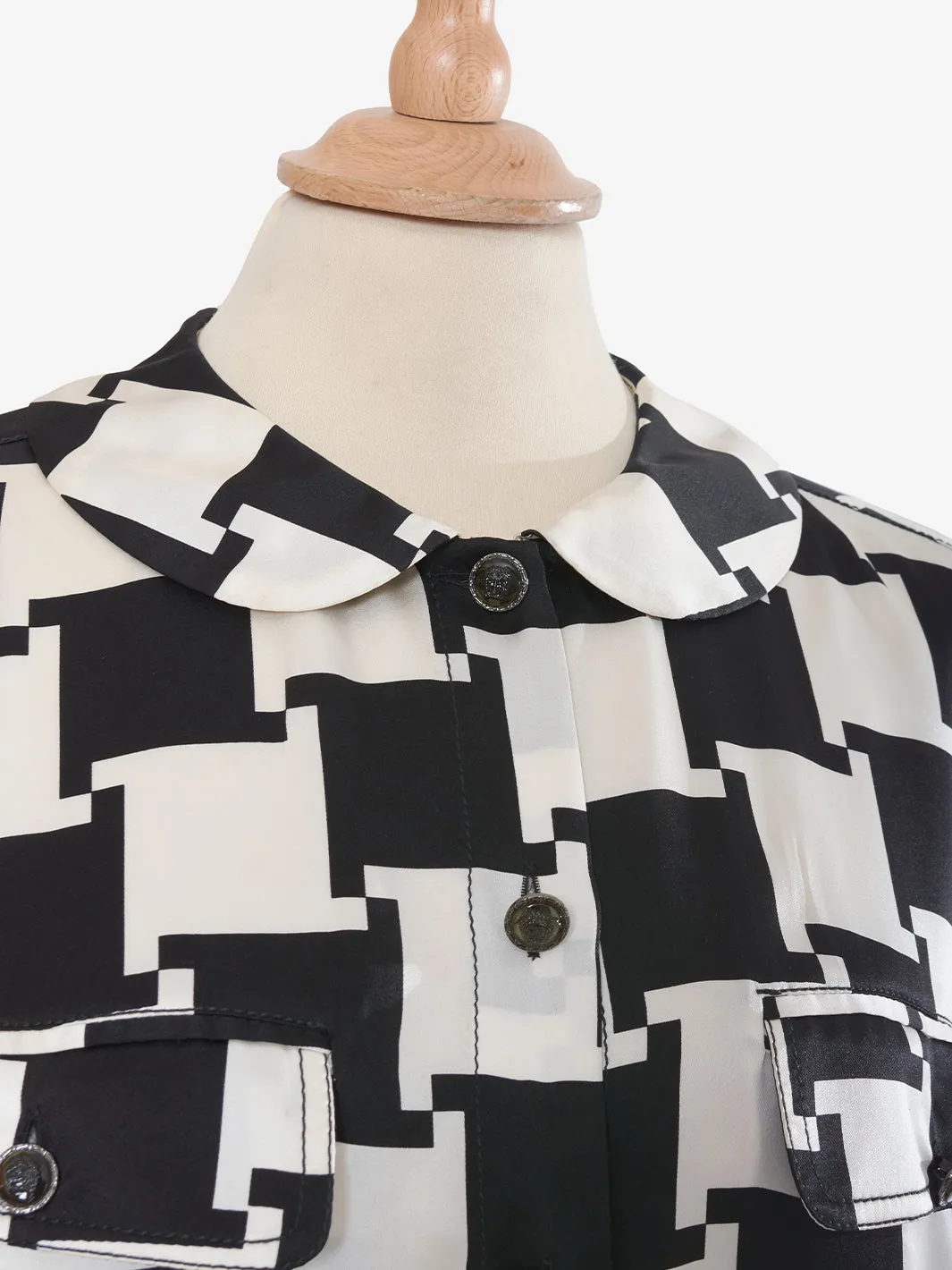 Houndstooth shirt by Gianni Versace