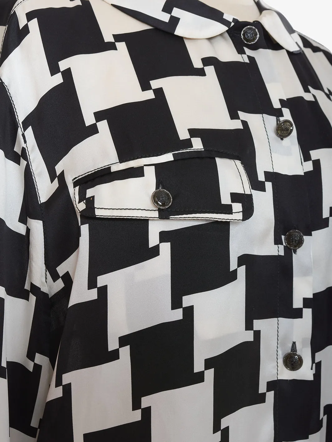 Houndstooth shirt by Gianni Versace