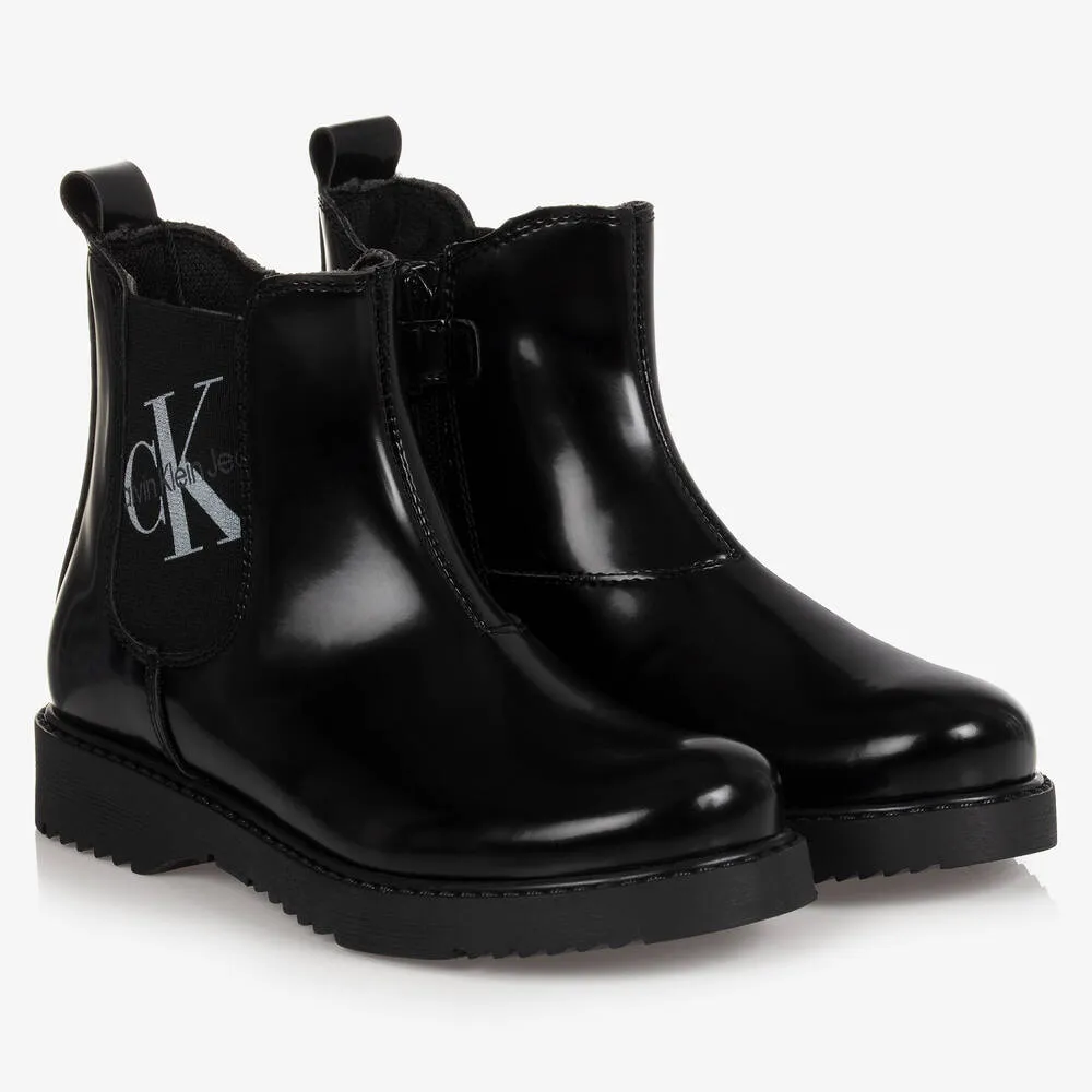 Black Chelsea Boots for Girls