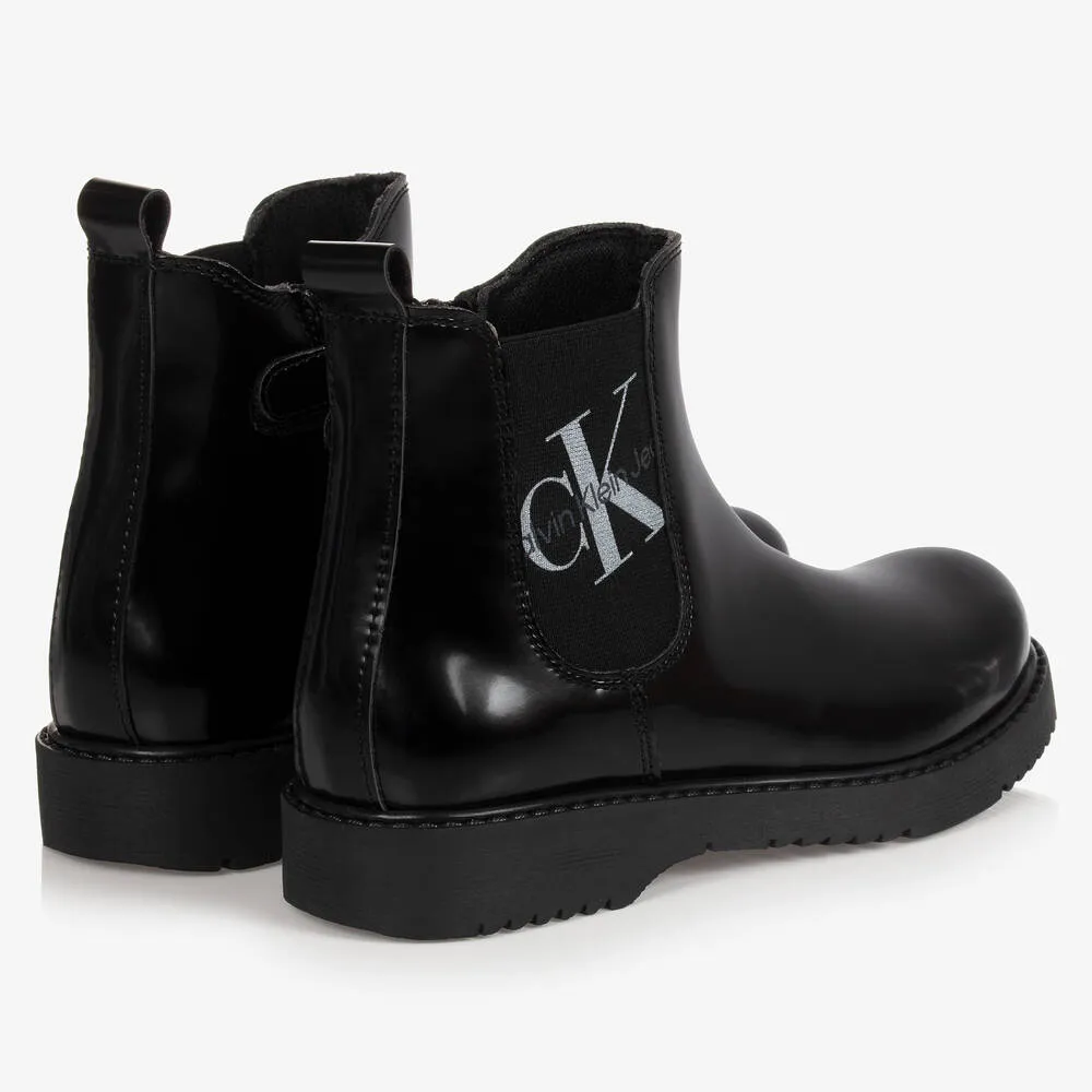 Black Chelsea Boots for Girls