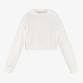 Girls Ivory Sweatshirt