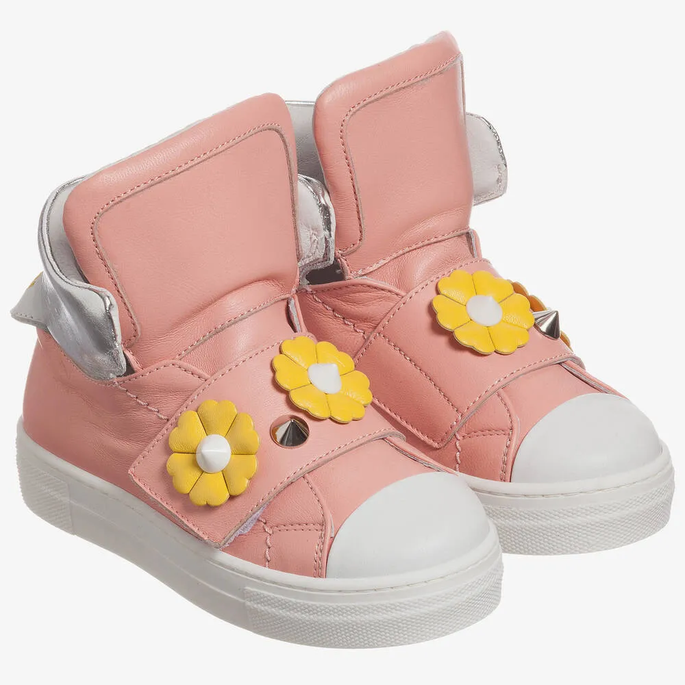 Girls Pink Piro-Chan Trainers