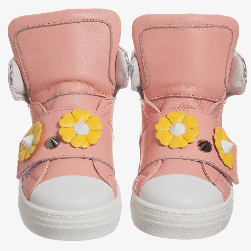 Girls Pink Piro-Chan Trainers