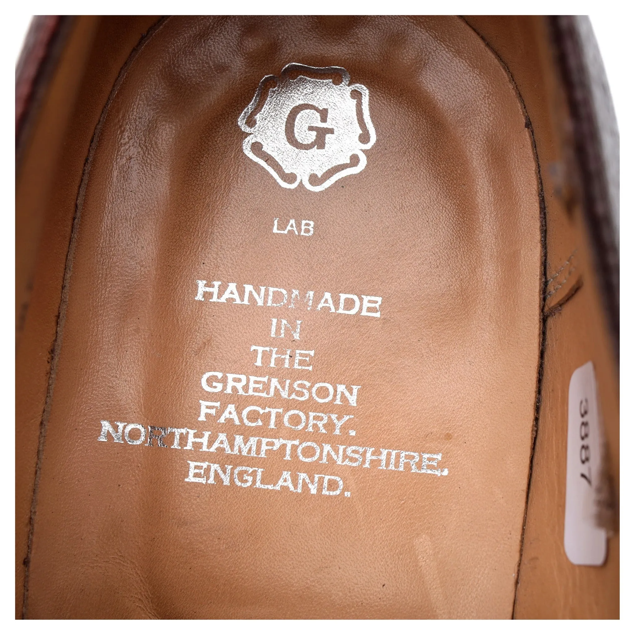 G:Lab Dark Brown Leather Derby UK 9.5 G